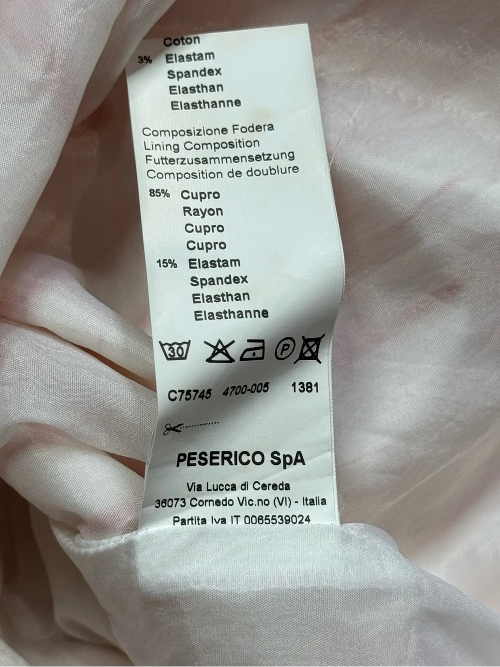 Peserico Made in Italy Geometric Print Sleeveless Shift Dress size IT 40 (US 4)